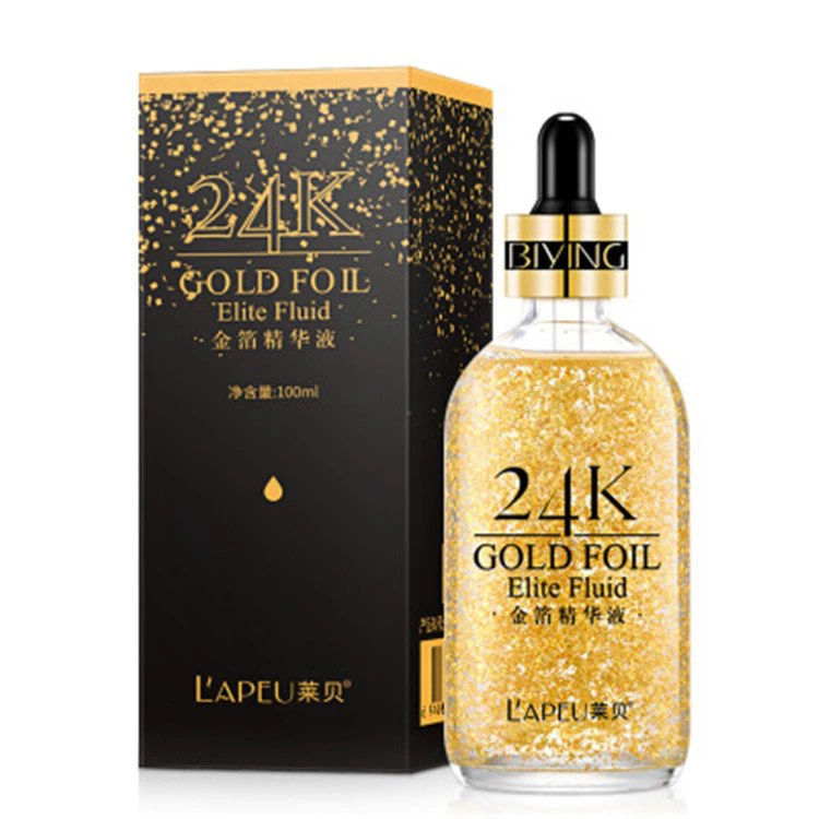 Suero de ácido hialurónico de oro de 24K
