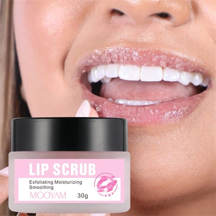 Exfoliante labial de sal del Himalaya