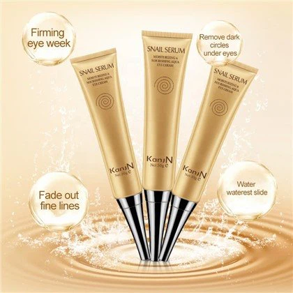 Crema de ojos antiarrugas de caracol