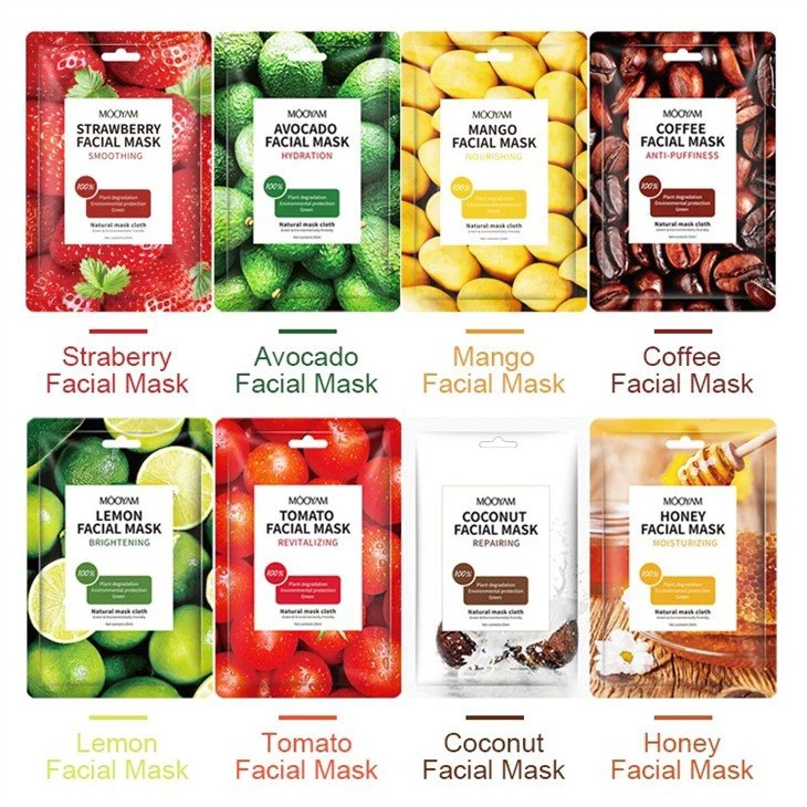 8 kinds beauty facial sheet mask