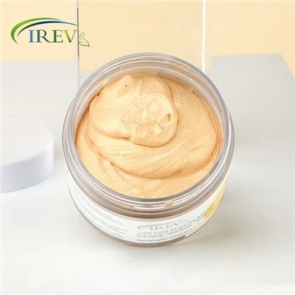 Máscara de arcilla facial de oro de 24 quilates
