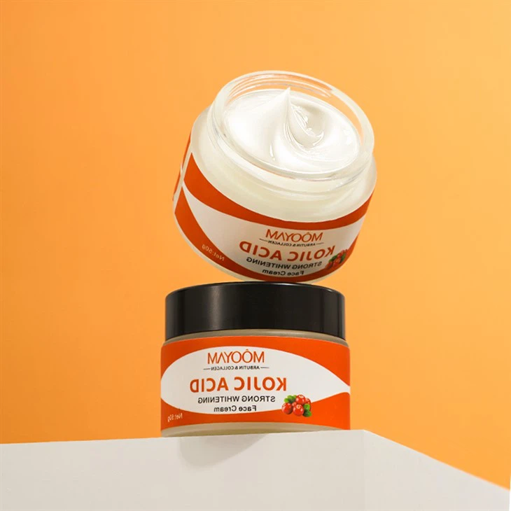 Crema facial de ácido kójico