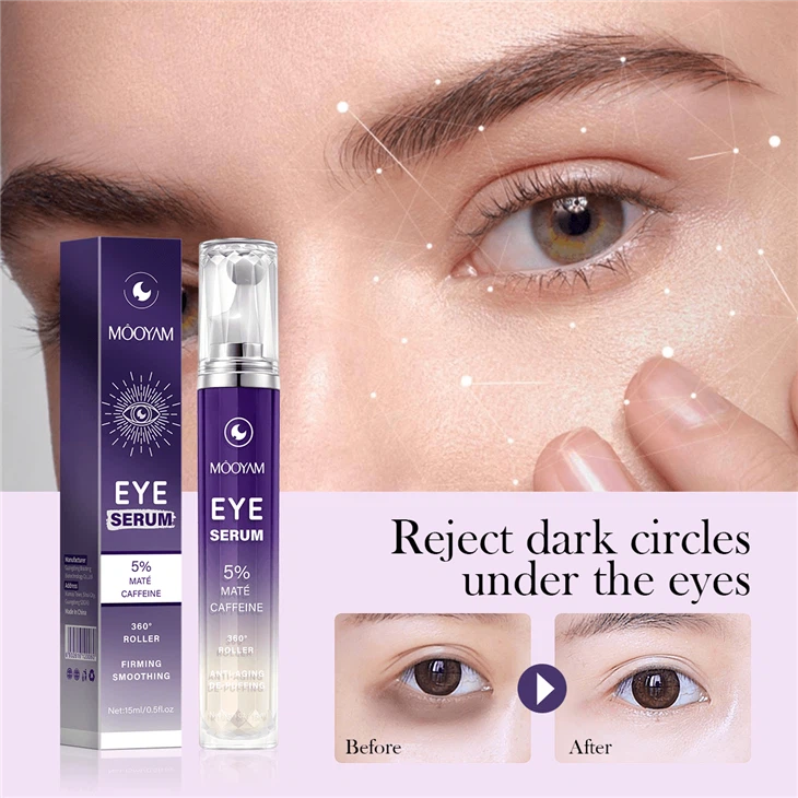 OEM/ODM MOOYAM Eye Serum 5% Mate Caffeine Complex Dark Circle & Puffiness factory